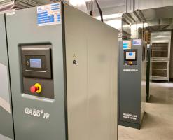 Kompresory Atlas Copco - realizace